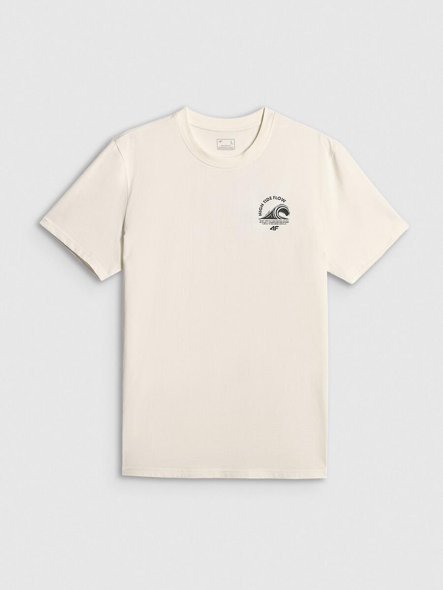 T-shirt bawełniany męski 4F 4FRSS26TTSHM4296 5/7