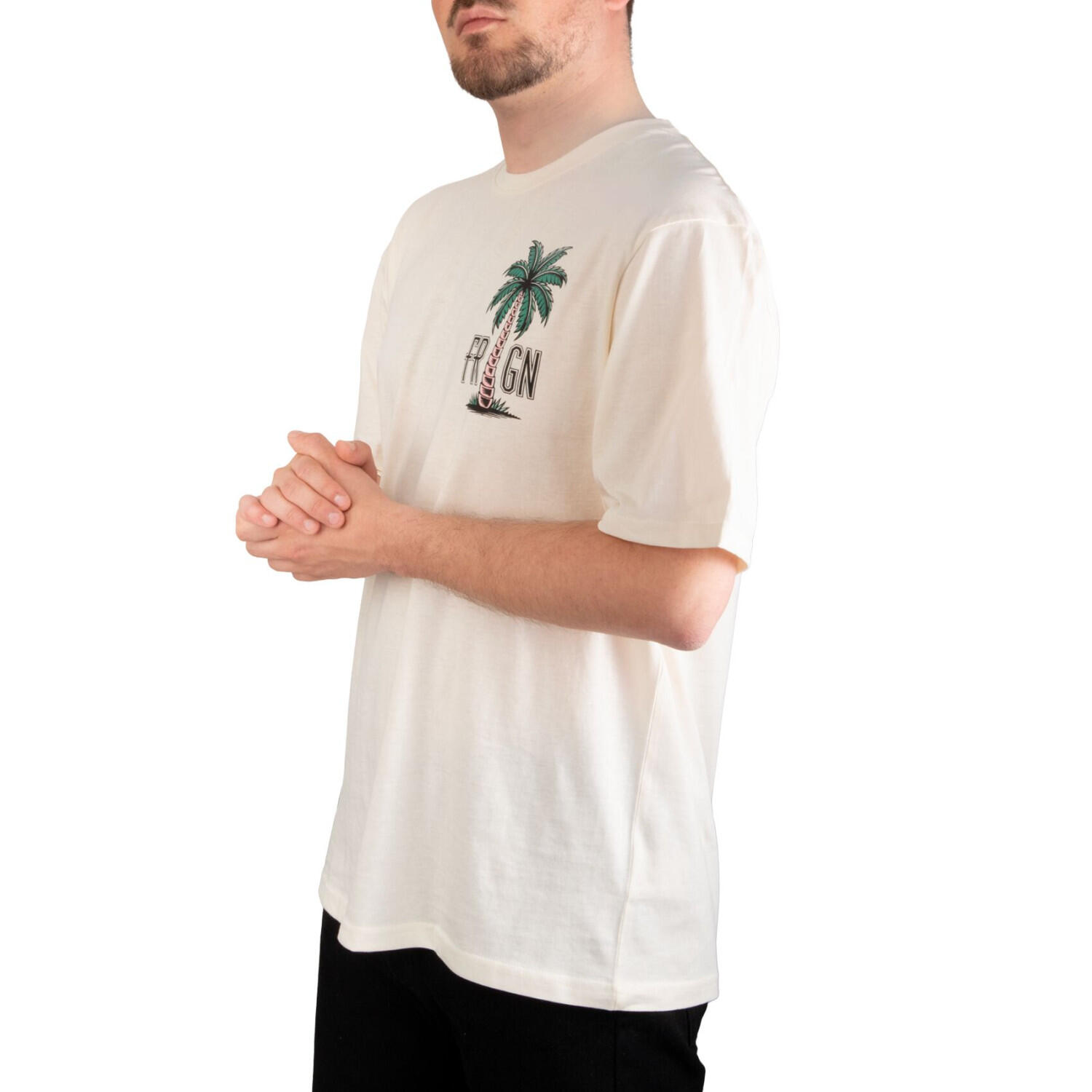 T-shirt homme en jersey 140GSM imprimé devant et dos Vibes 2/3