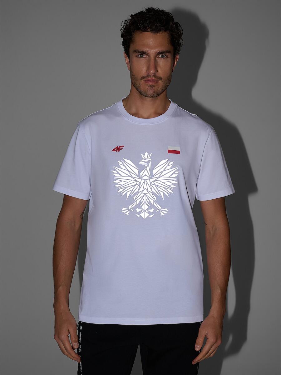 T-shirt bawełniany męski 4F 4FRSS26TTSHM4438 7/7