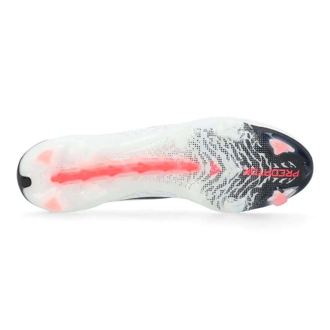 Crampons Adidas Predator Elite FG Blanc, noir et rose 2/14