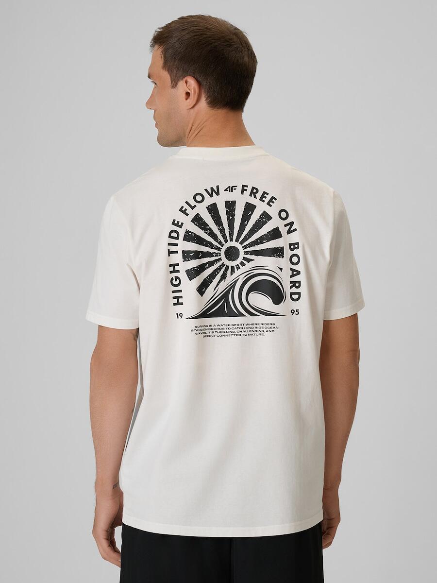 T-shirt bawełniany męski 4F 4FRSS26TTSHM4296 2/7