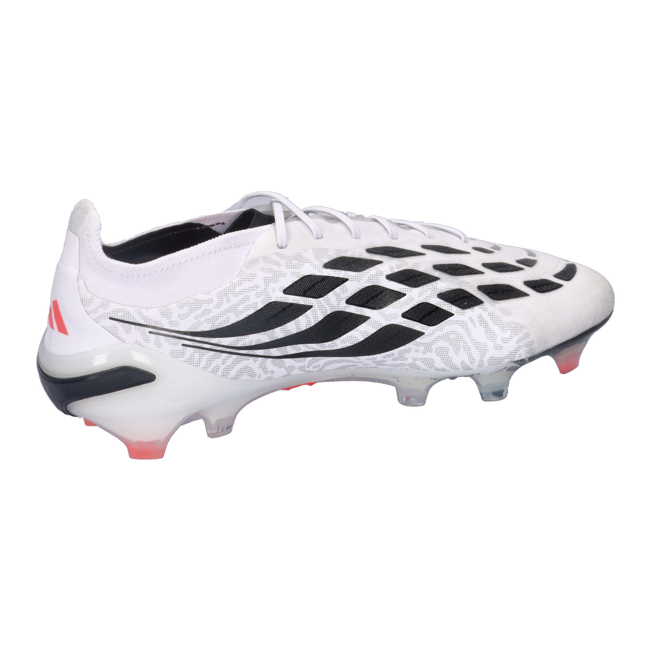 Crampons Adidas Predator Elite FG Blanc, noir et rose 14/14