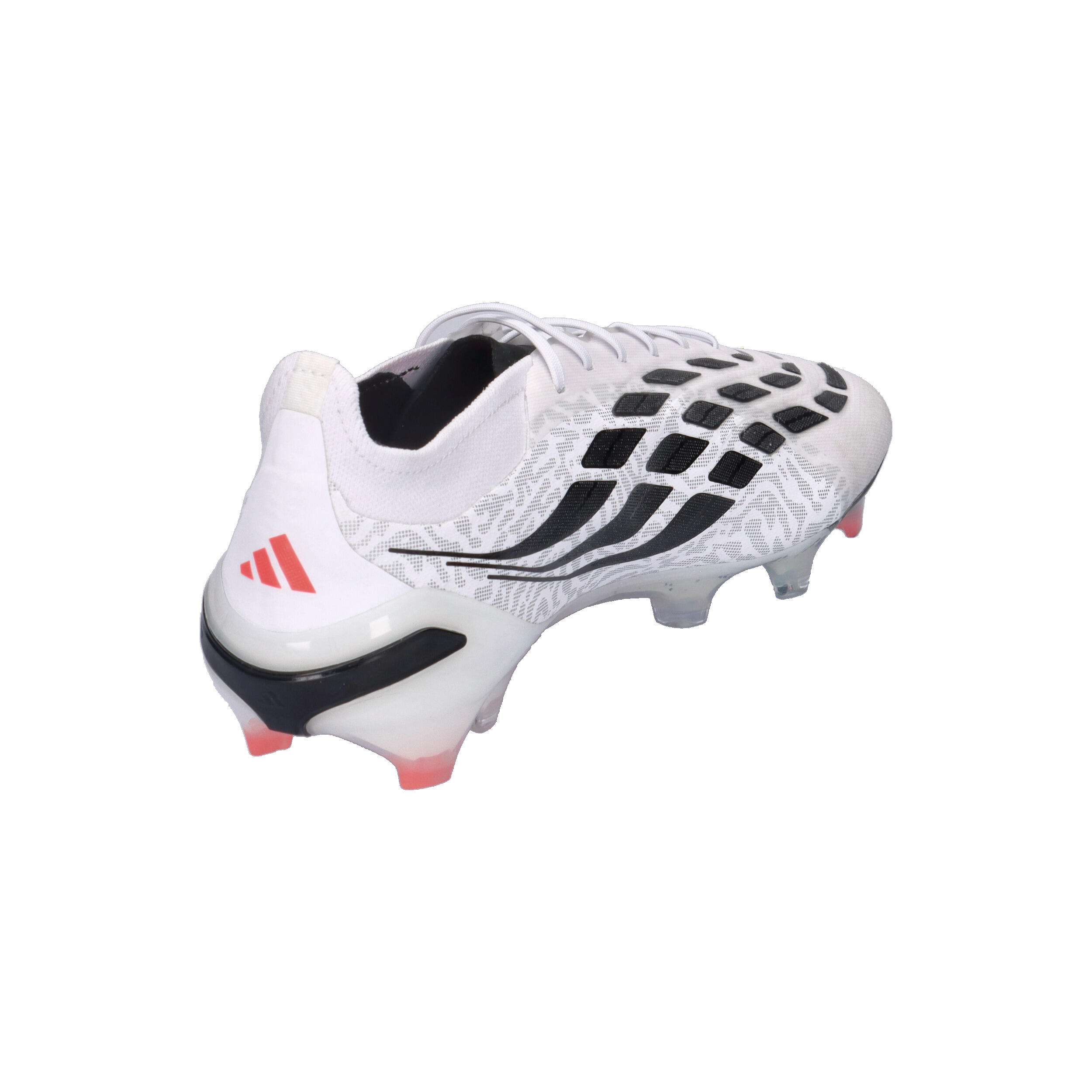 Crampons Adidas Predator Elite FG Blanc, noir et rose 13/14