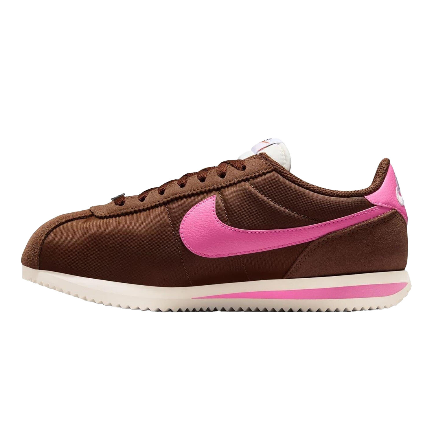 "Cortez" Sneaker für , Wildleder Damen Braun/Pink 3/4