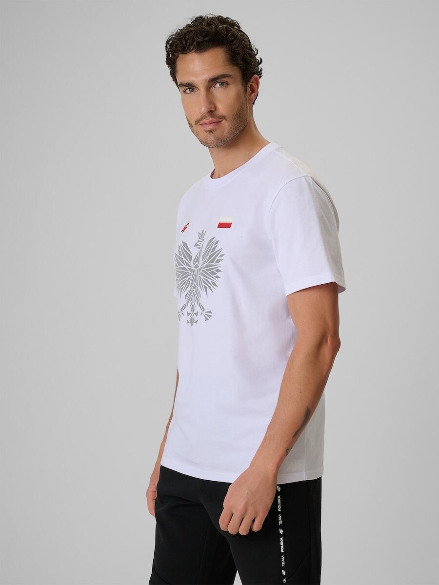 T-shirt bawełniany męski 4F 4FRSS26TTSHM4438 4/7