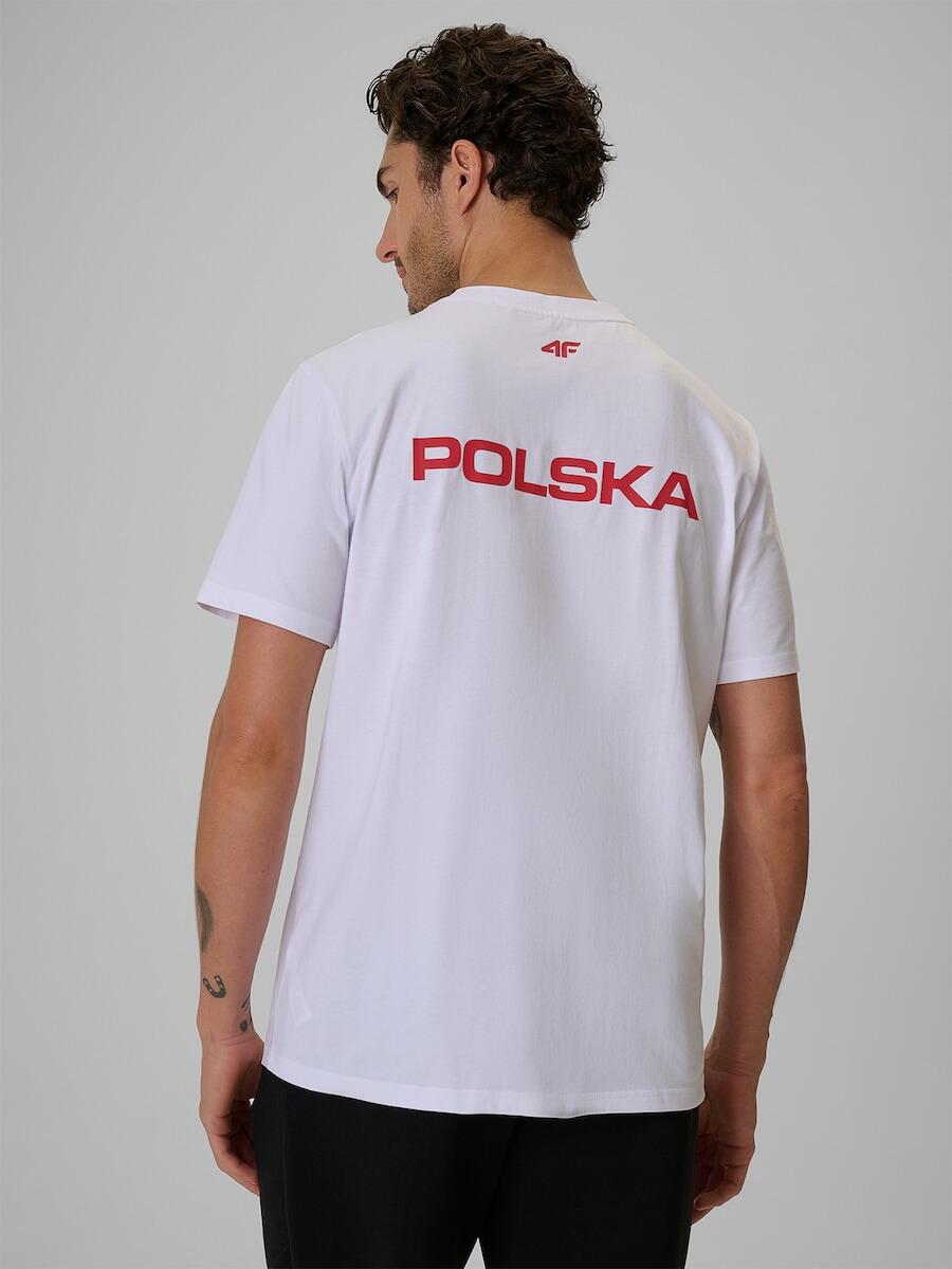T-shirt bawełniany męski 4F 4FRSS26TTSHM4438 2/7