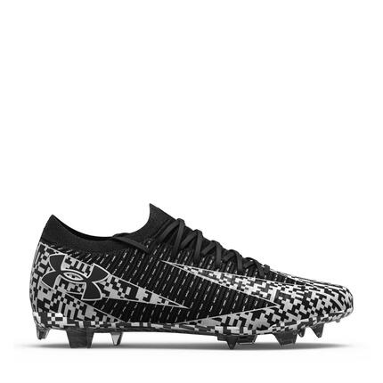 Chaussures De Foot Pour Terrain Ferme ELITE Adulte (Noir / Blanc)