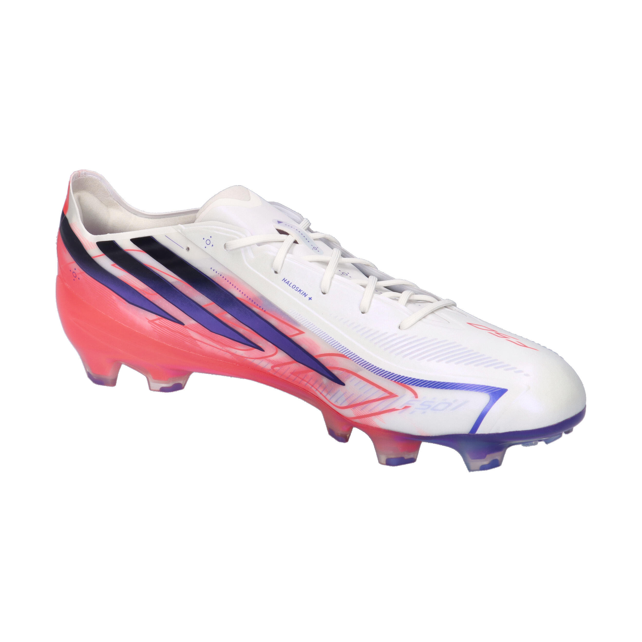 Adidas F50 Hyperfast Elite FG bianco e rosa 8/14