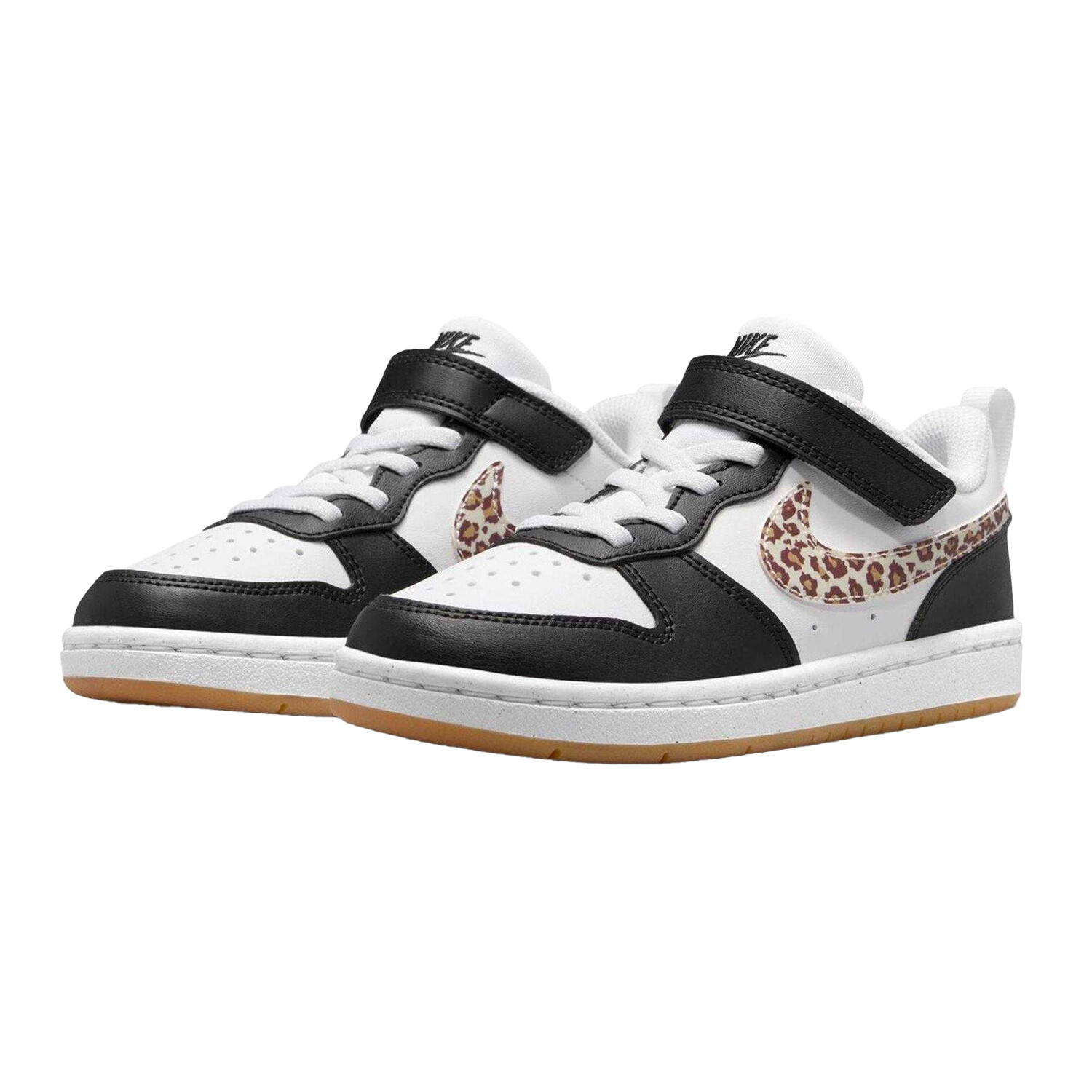 Baskets COURT BOROUGH Garçon (Noir / Beige / Noir) 5/5