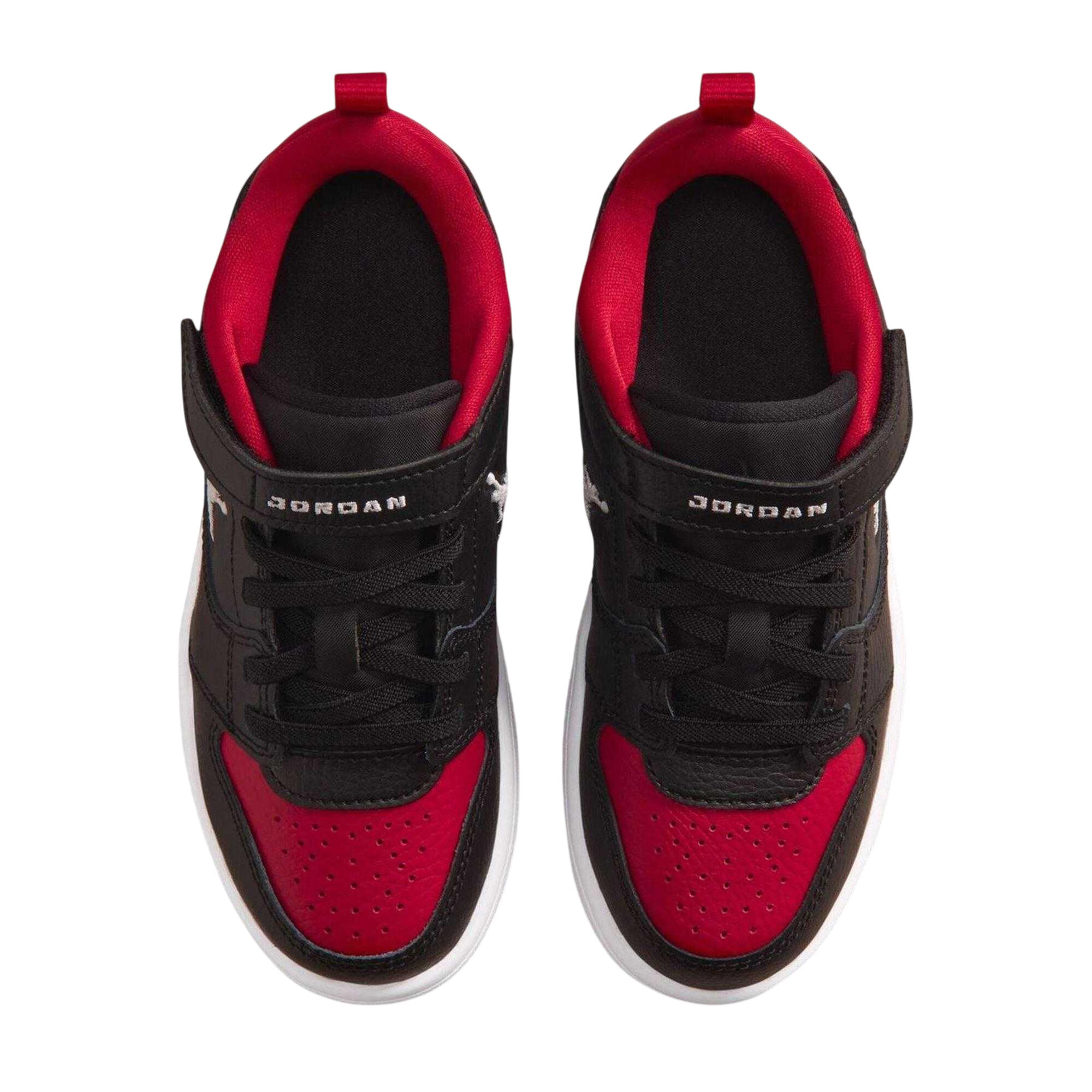 "Access Court" Sneaker für , Flach Kinder Schwarz/Rot 3/4