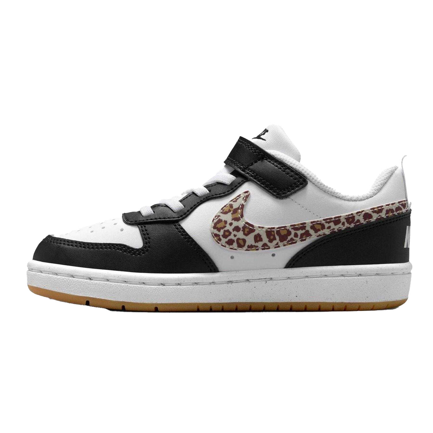 Baskets COURT BOROUGH Garçon (Noir / Beige / Noir) 3/5