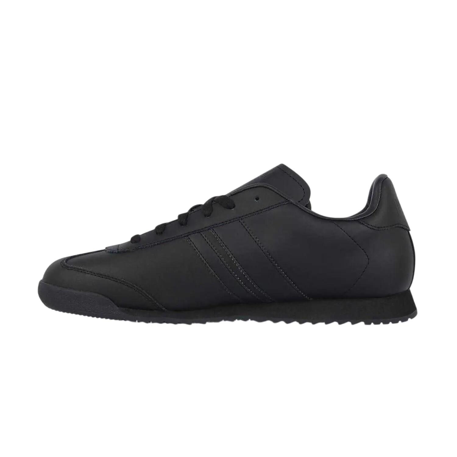 Mens Lambo Side Stripe Trainers (Black) 2/4