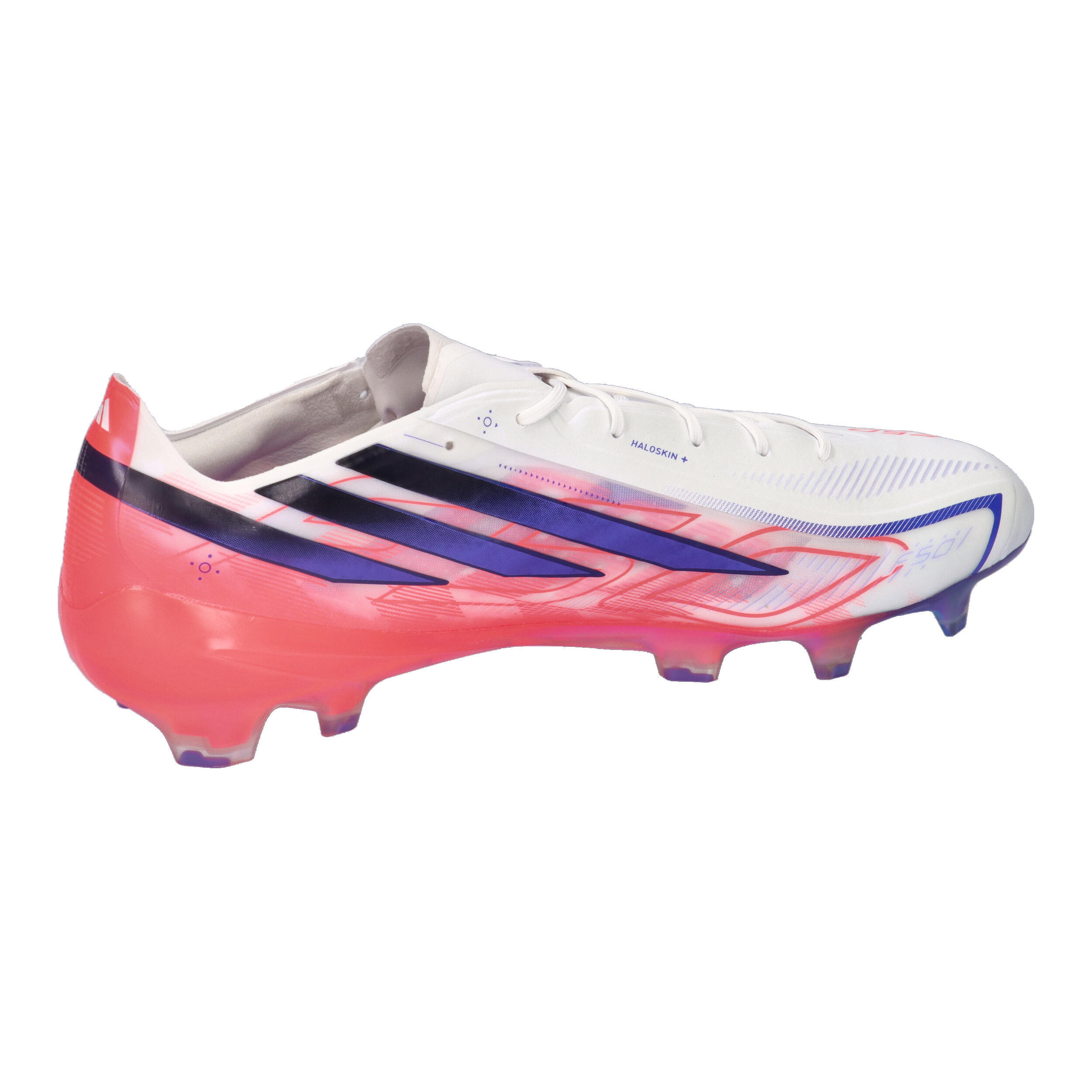Adidas F50 Hyperfast Elite FG bianco e rosa 14/14