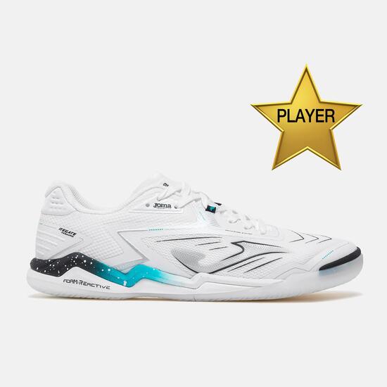 Zapatillas Fútbol Sala Adulto Joma Regate Rebound 26 IN Blanco