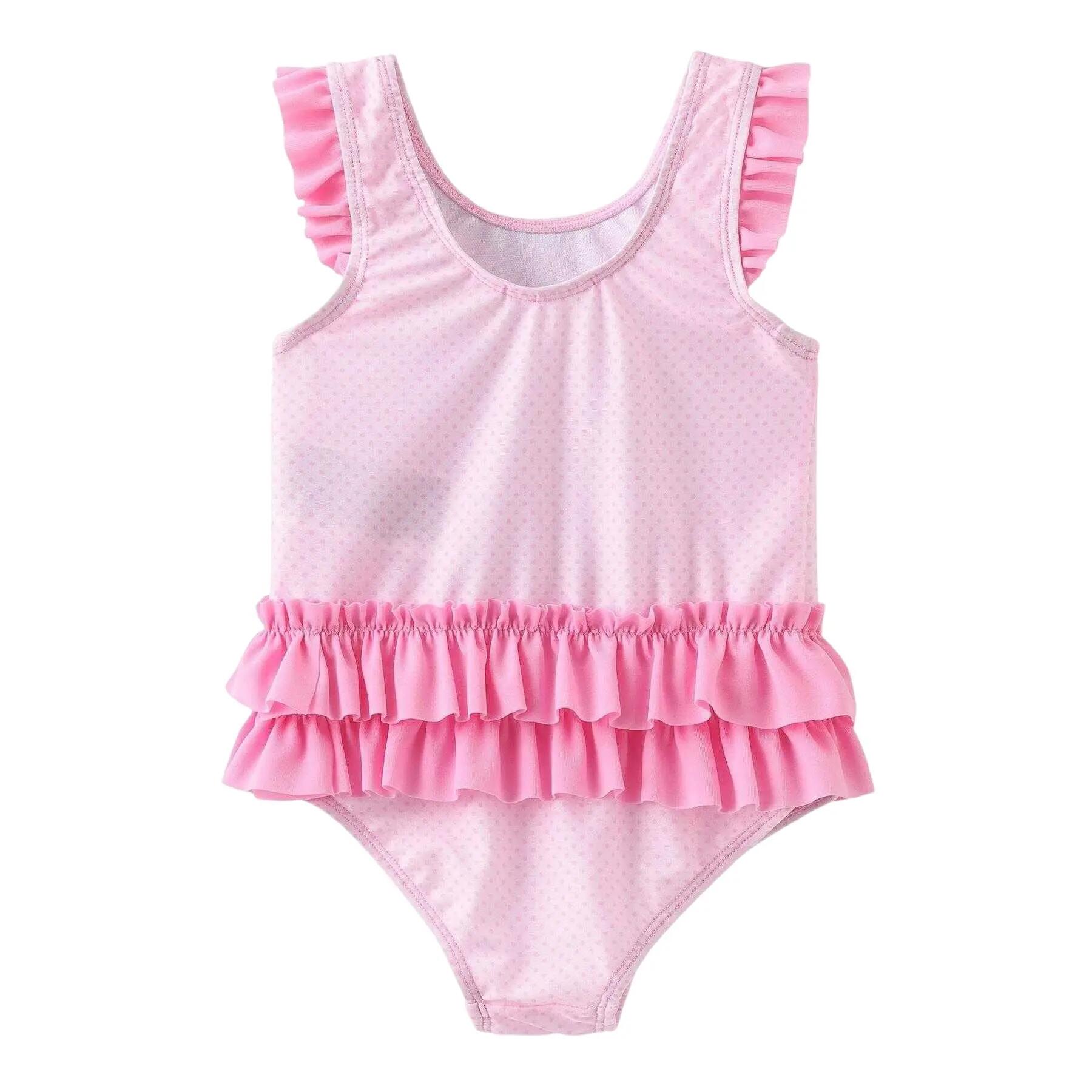 Costume Da Bagno Intero Topolina Arruffato Neonata Disney Rosa 2/4