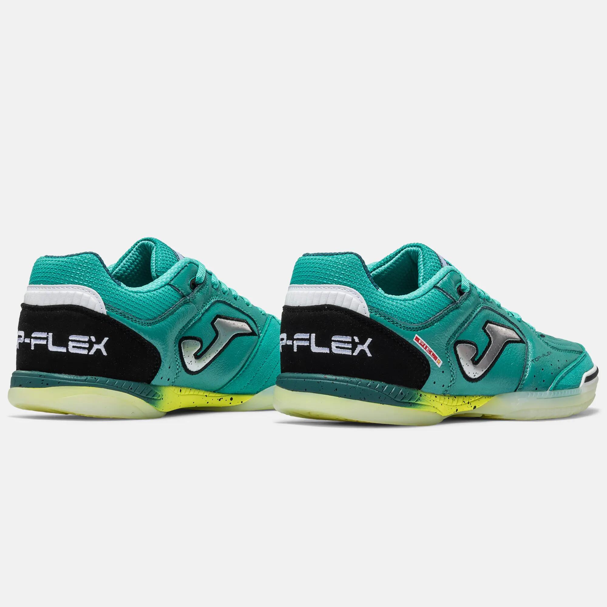 Chaussures Futsal Adulte Joma Top Flex 26 IN Turquoise 3/5