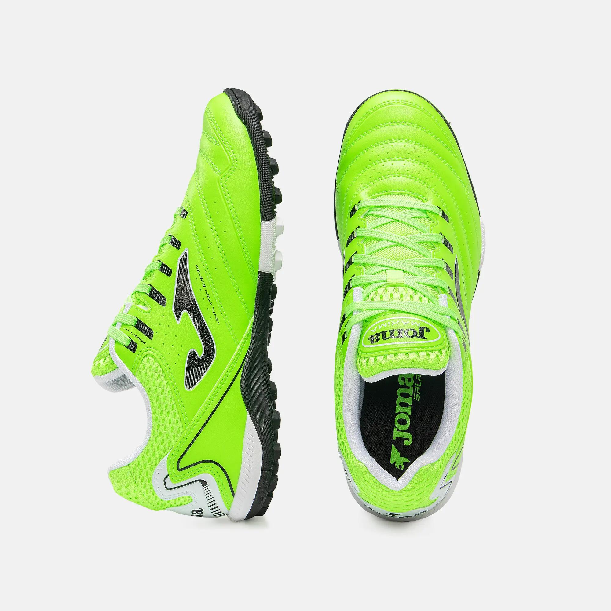 Chuteiras Futebol Adulto Joma Maxima 26 TF Verde Fluor 4/9