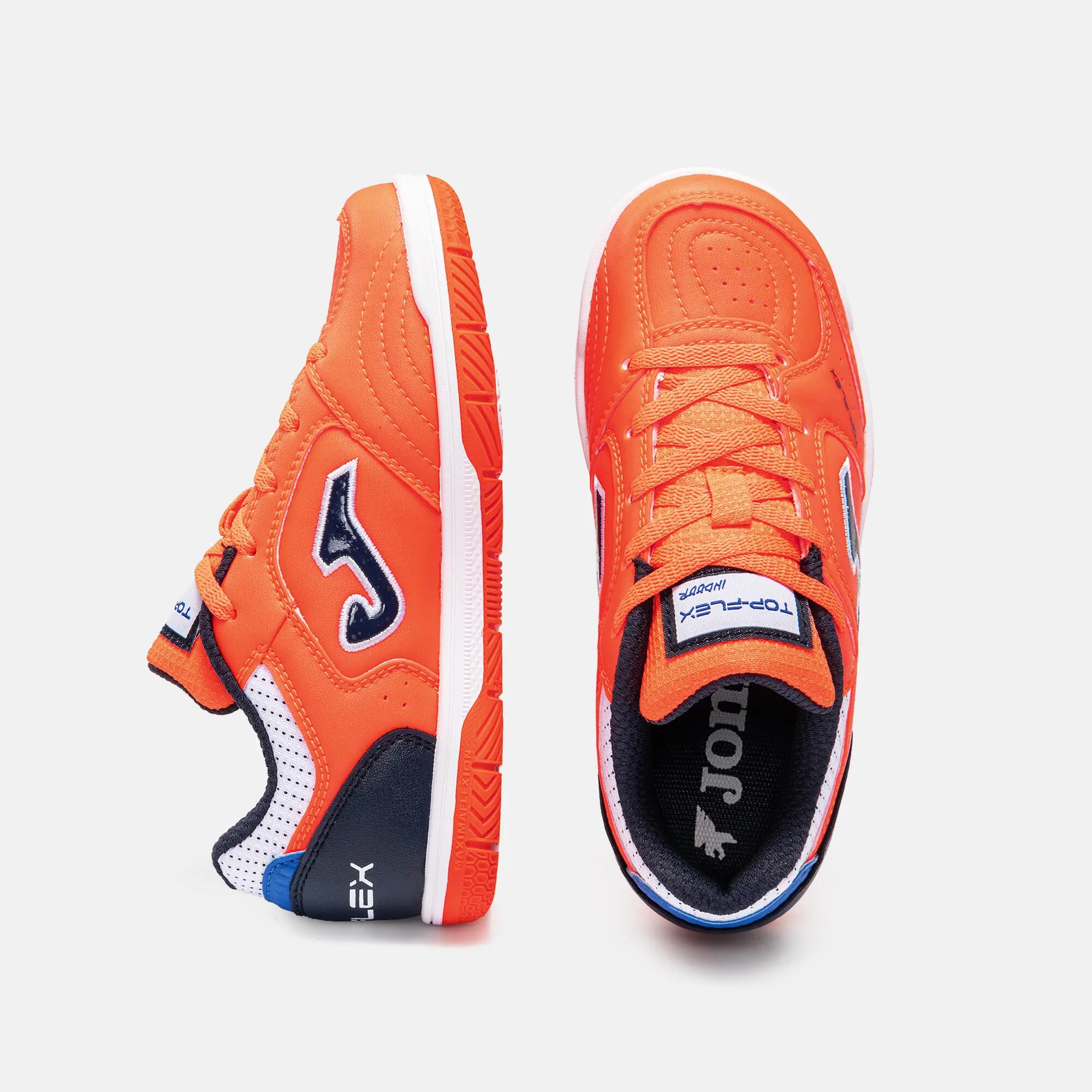 Chaussures Futsal Enfants Joma Top Flex Jr 26 IN Orange 4/5