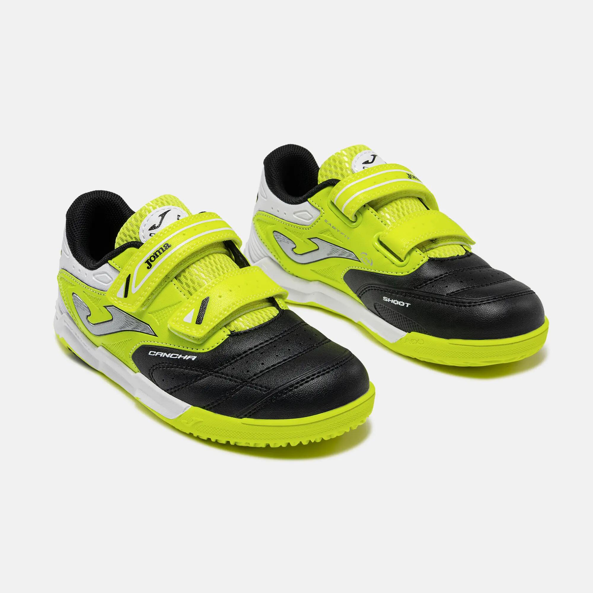 Zapatillas Fútbol Sala Niños Joma Cancha Jr 26 IN Negro 2/5