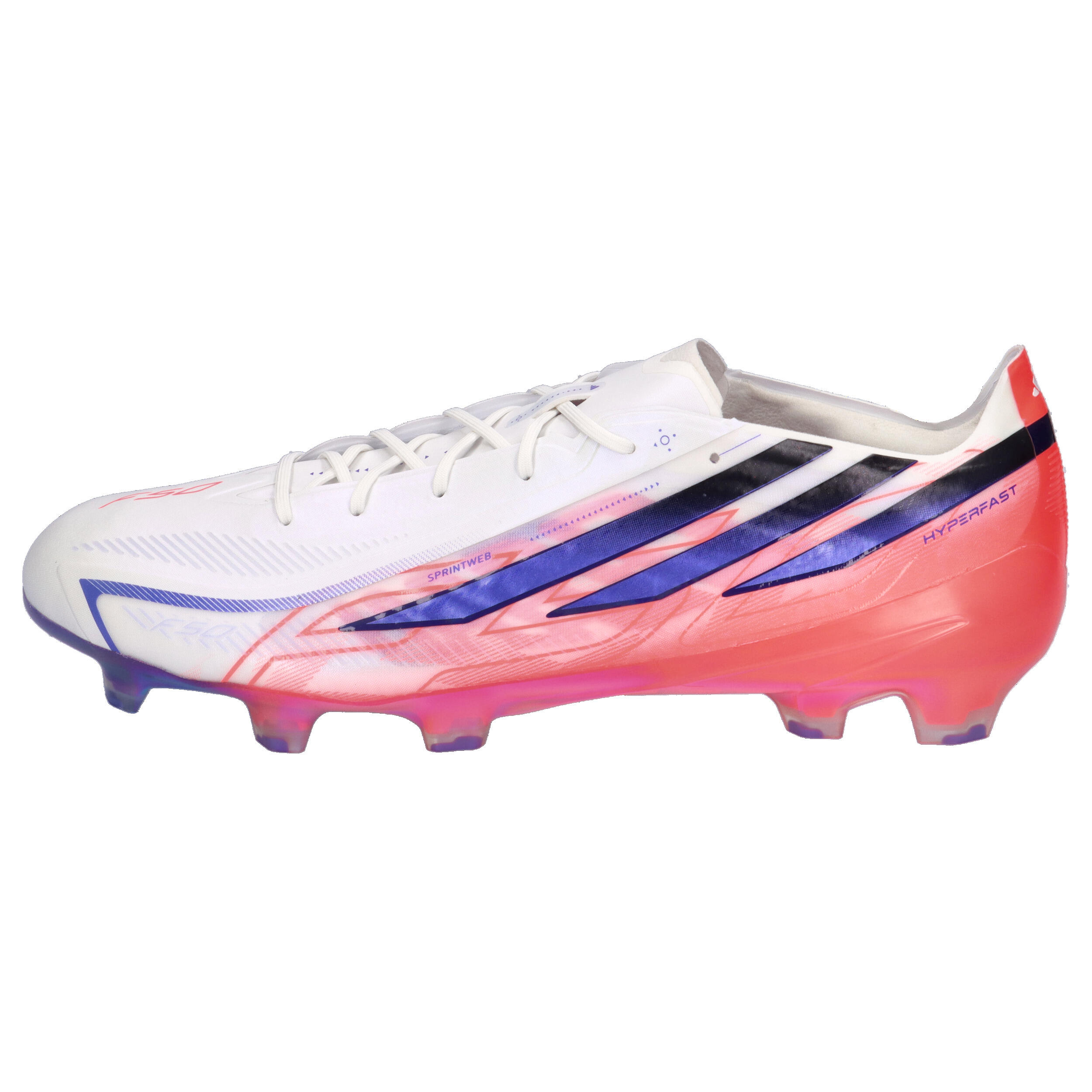 Adidas F50 Hyperfast Elite FG bianco e rosa 9/14