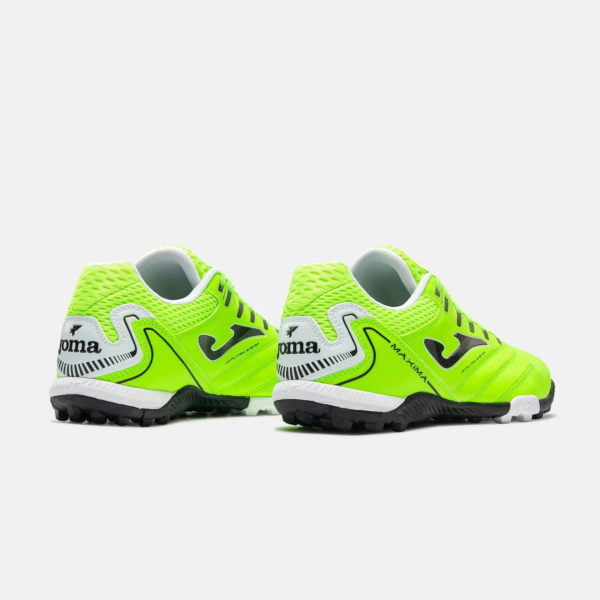 Chuteiras Futebol Adulto Joma Maxima 26 TF Verde Fluor 3/9