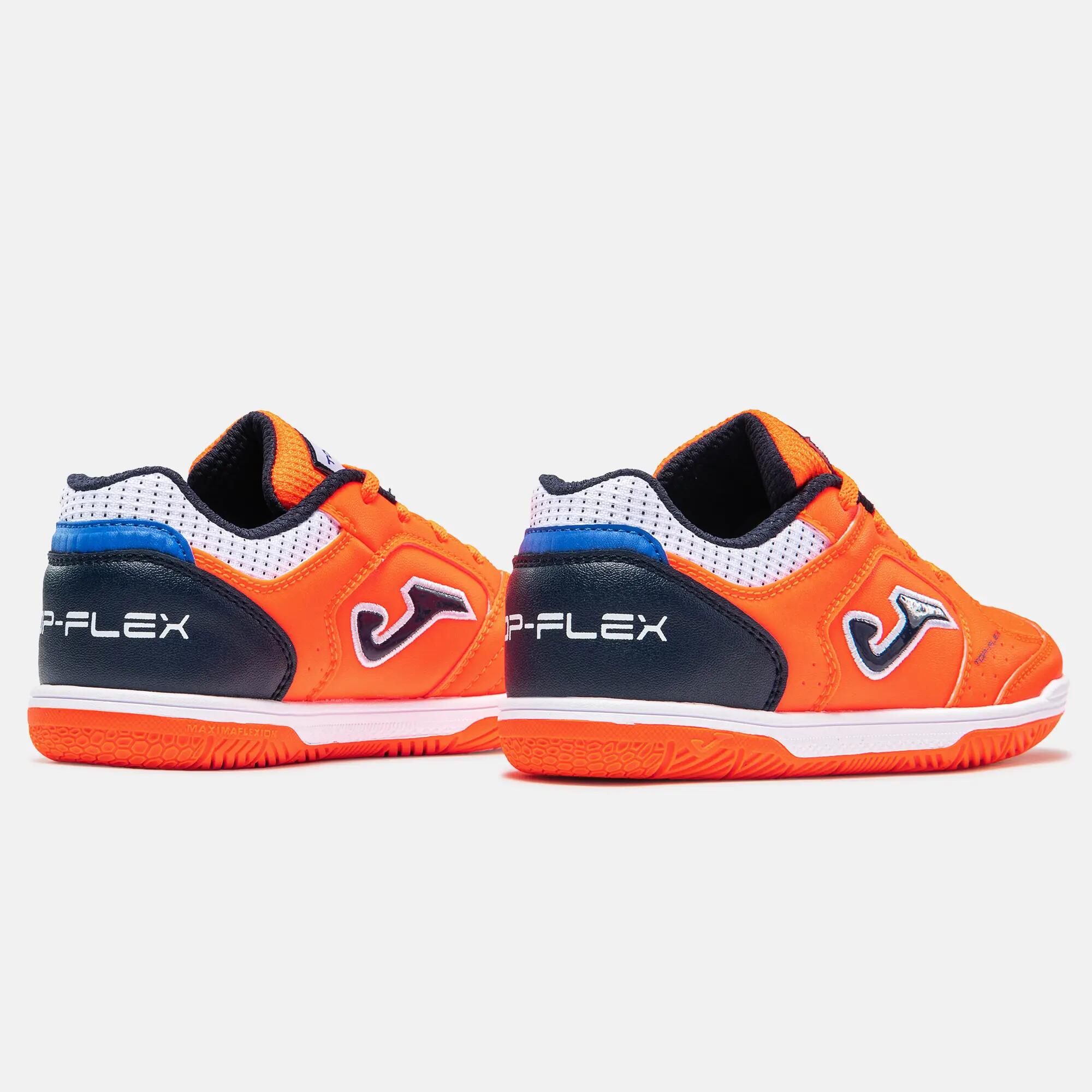 Chaussures Futsal Enfants Joma Top Flex Jr 26 IN Orange 3/5