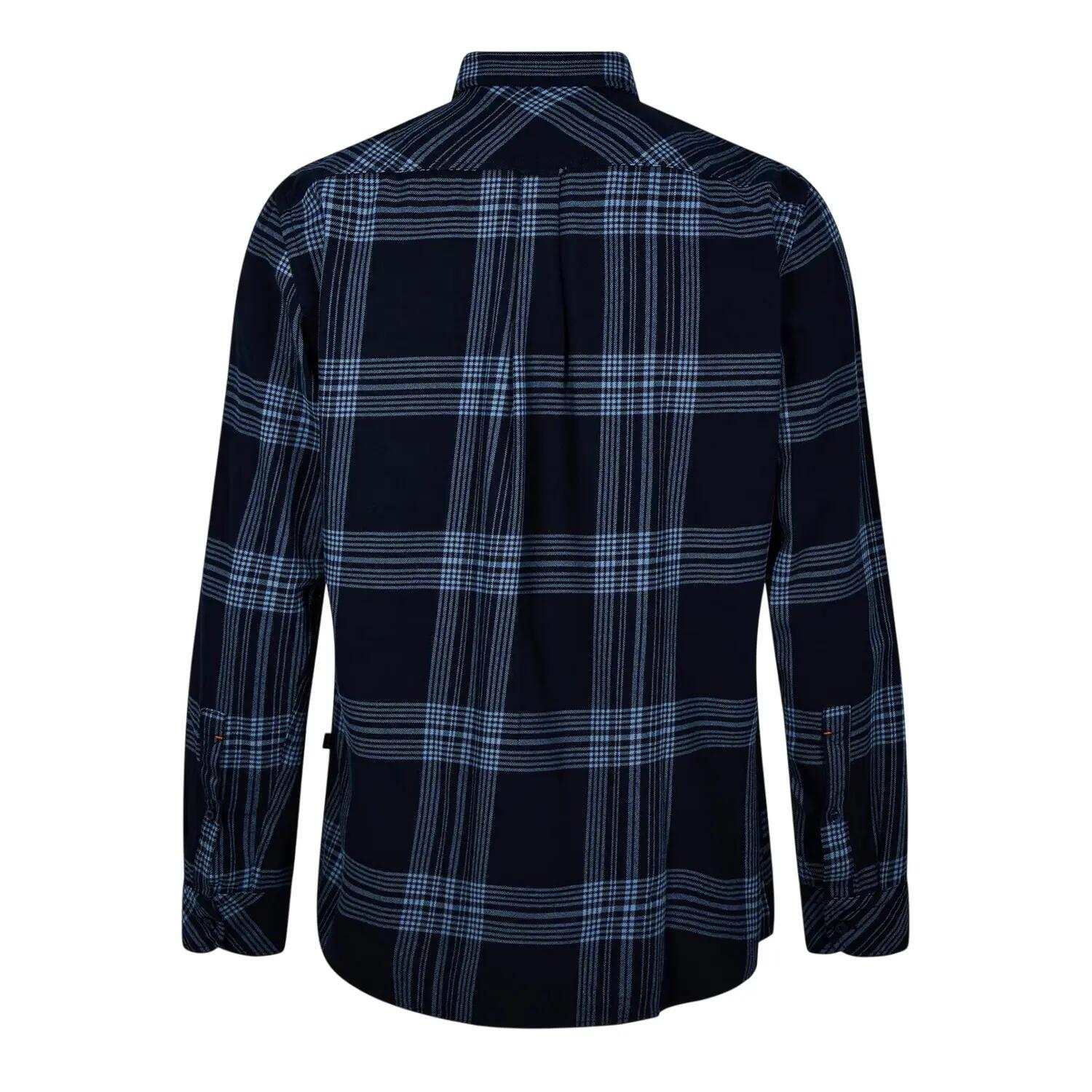 Camicia Button Down Regolare Uomo Boss Rickert_M Blu Scuro 2/3