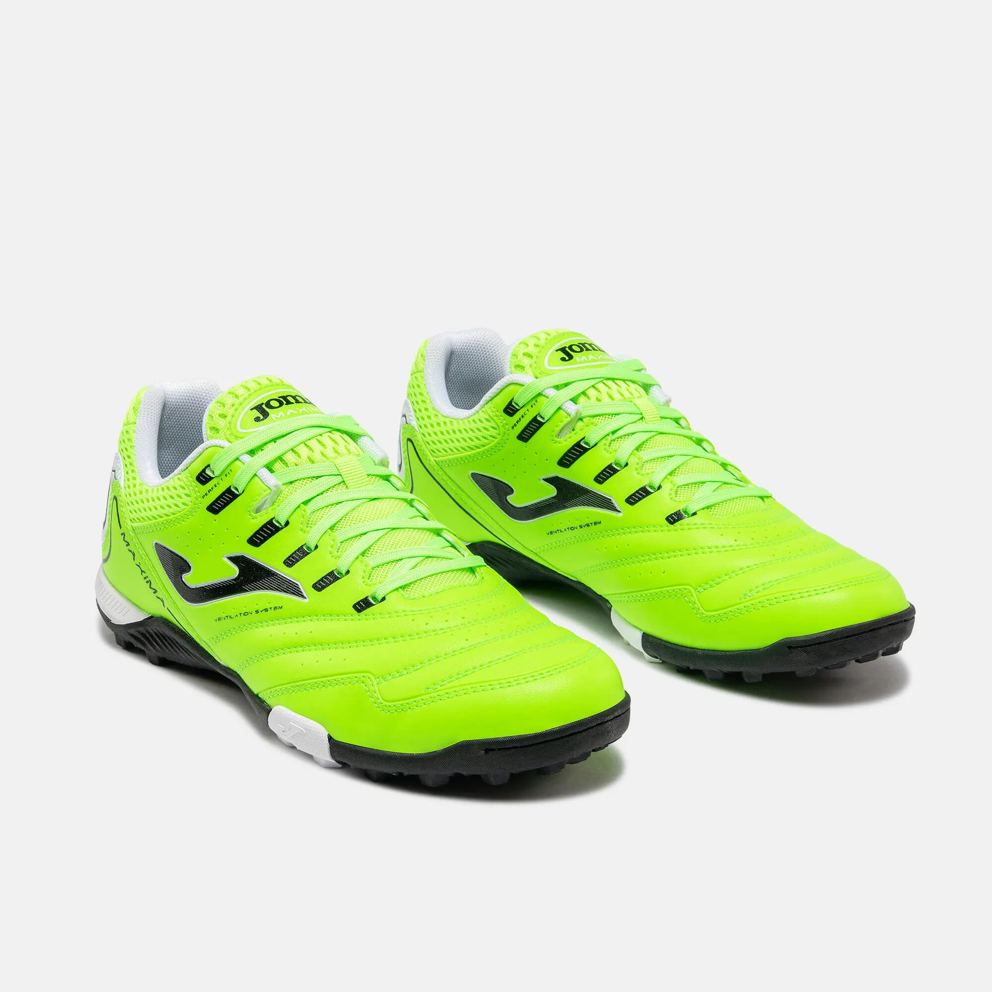 Chuteiras Futebol Adulto Joma Maxima 26 TF Verde Fluor 2/9