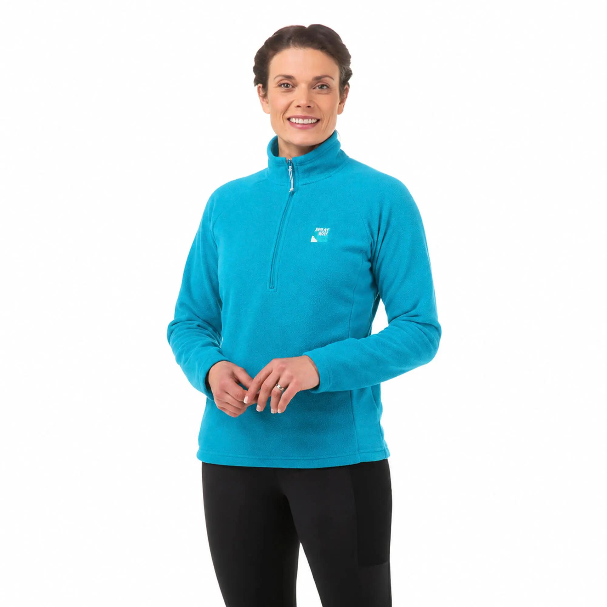 Sprayway - Damen Half Zip Wander Fleece Pullover 4/5