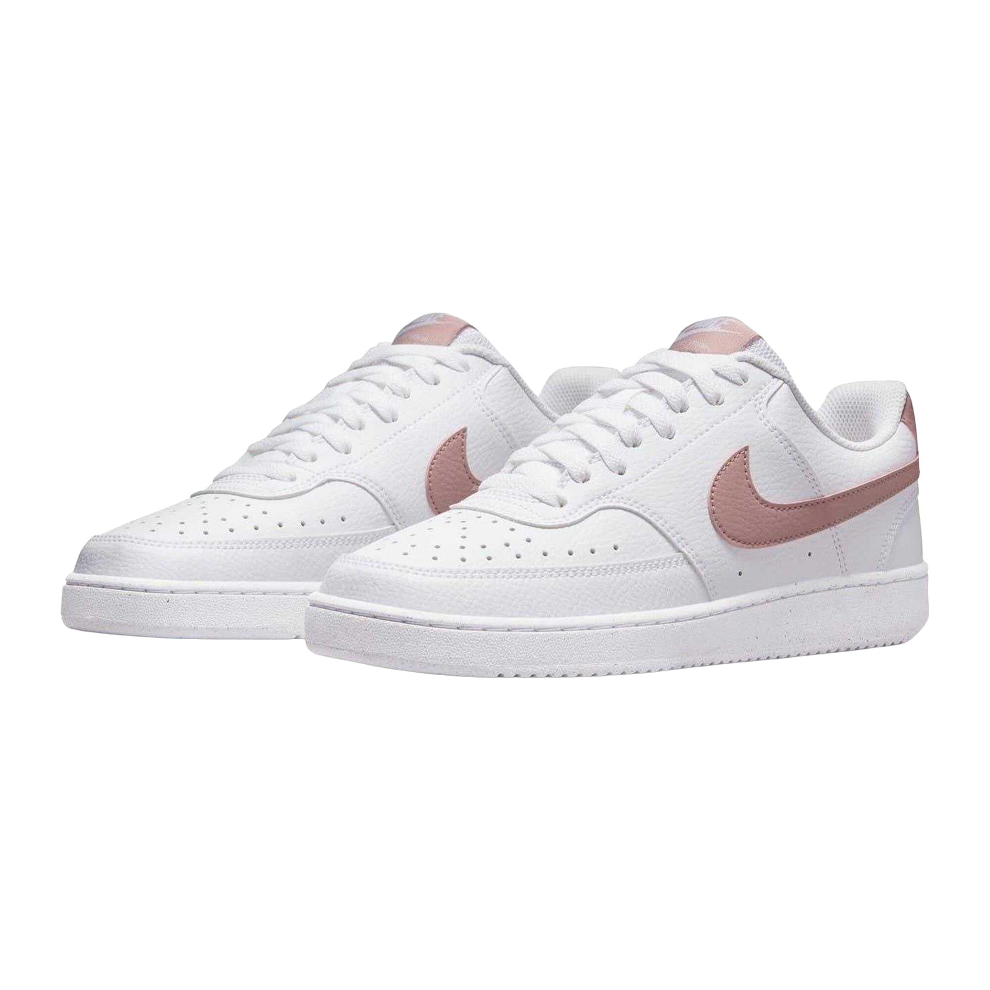 Womens/Ladies Vision Low Next Trainers (White/Pink) 4/4