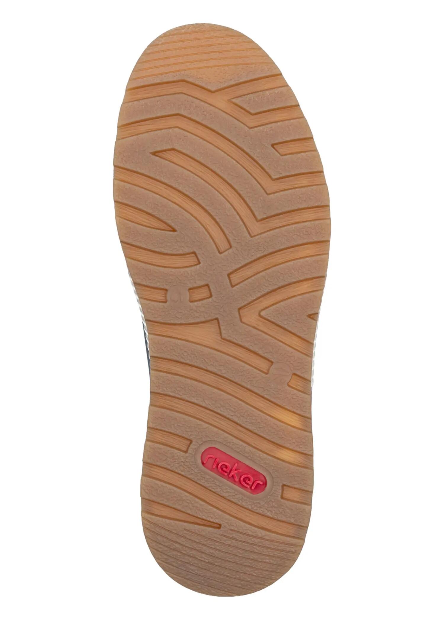 Rieker Herren Slipper Extraweite H Gummizug RiekerTEX 37050-15 Blue 6/7