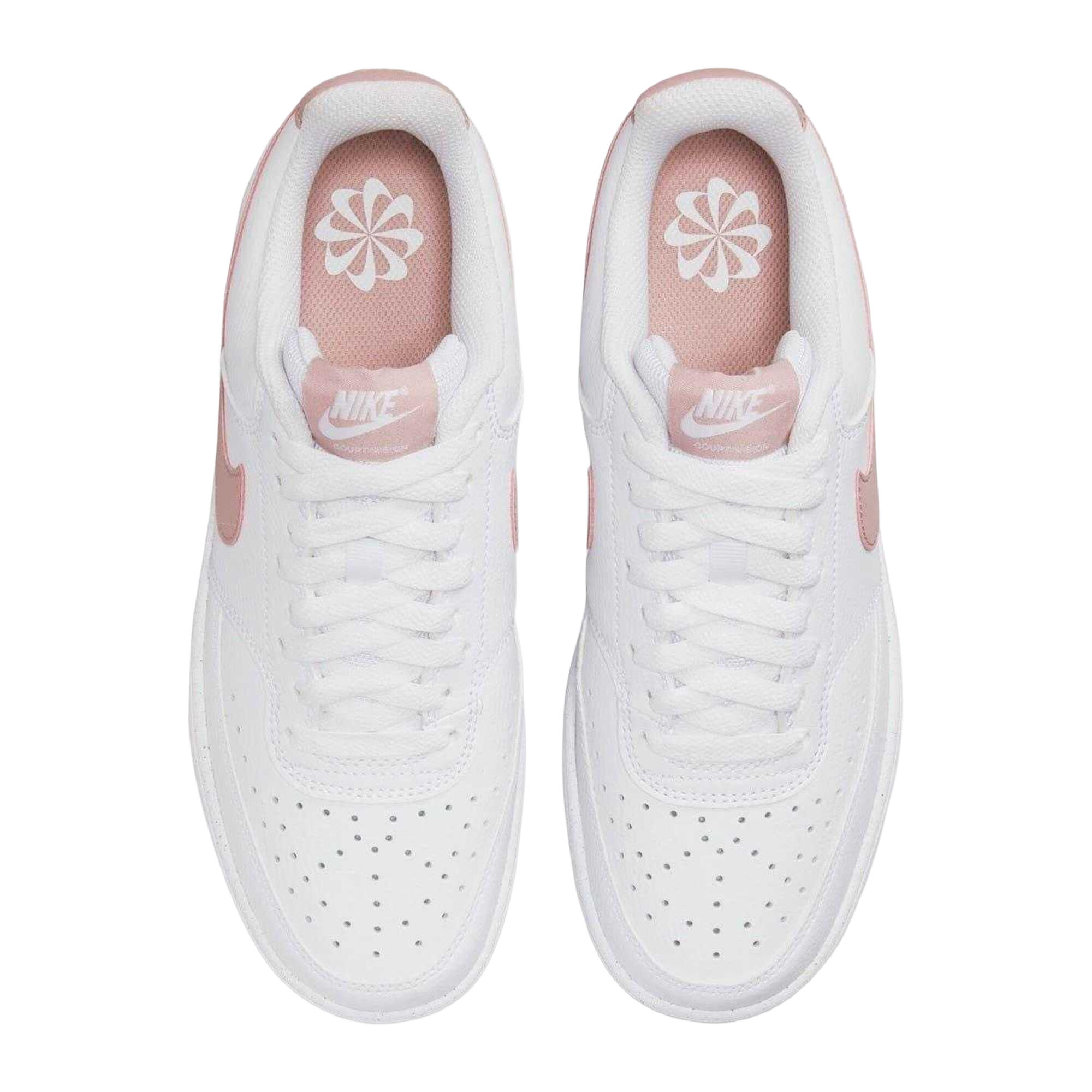 Womens/Ladies Vision Low Next Trainers (White/Pink) 3/4
