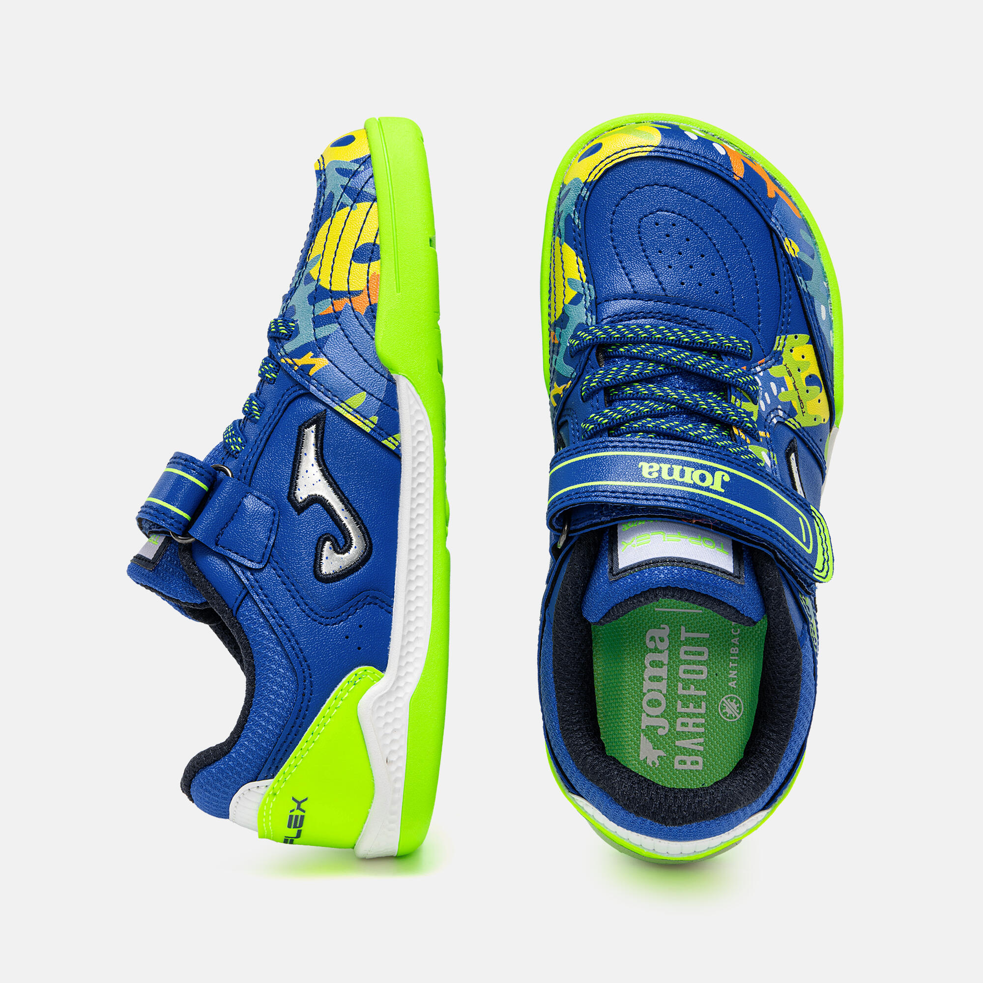 Zapatillas Fútbol Sala Niños Joma Top Flex Junior Barefoot 26 IN Royal 4/5