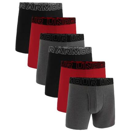 Boxershort Herren 6er Pack Figurbetont-UA PERFORMANCE COTTON - SOLID 6 IN 6PK