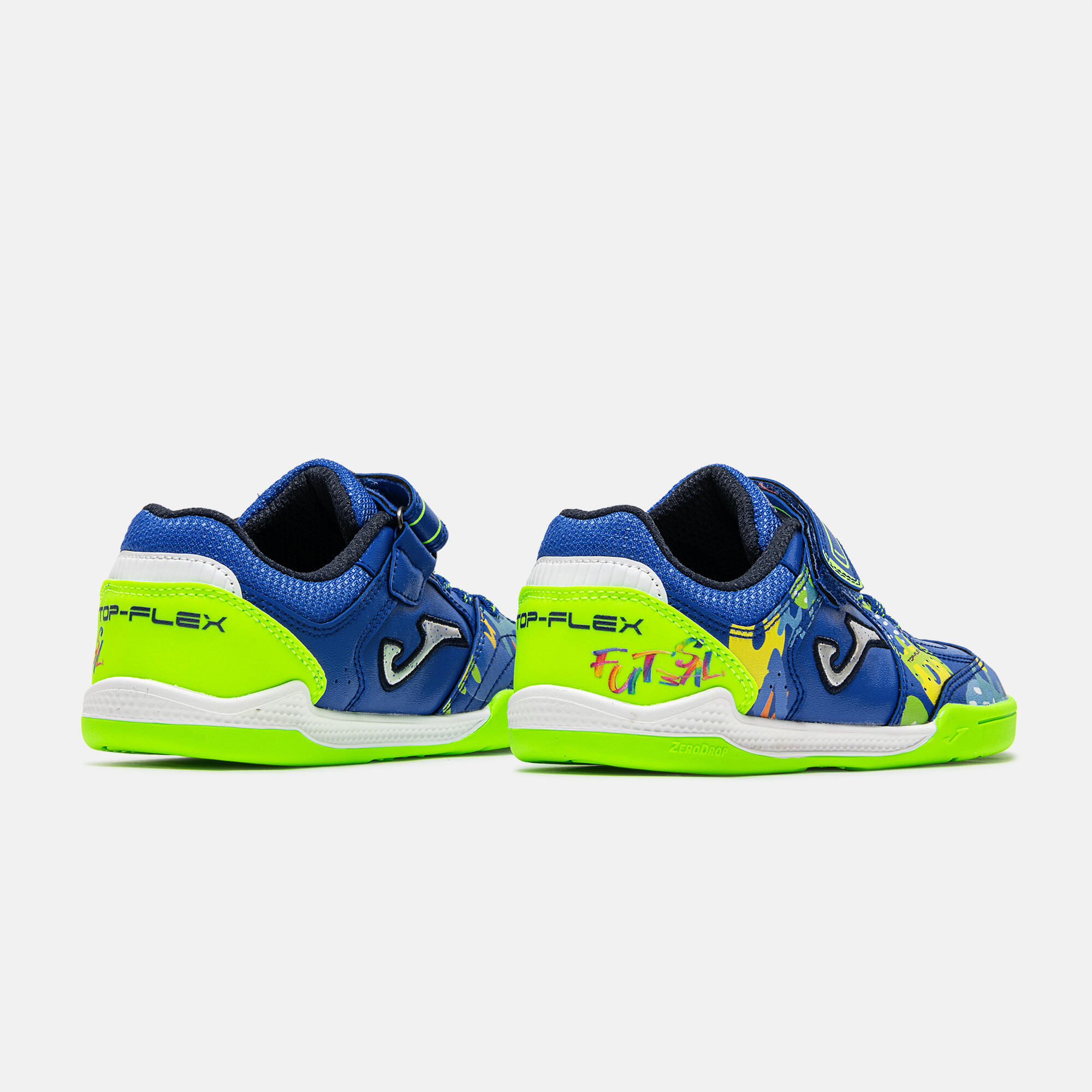 Zapatillas Fútbol Sala Niños Joma Top Flex Junior Barefoot 26 IN Royal 3/5
