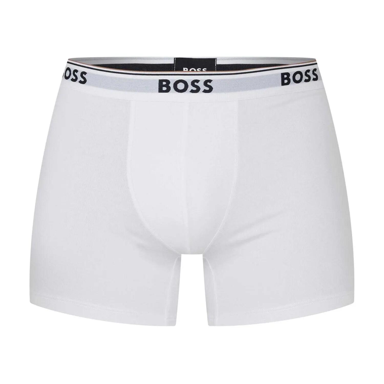 Mens Boxer Shorts (Pack of 3) (Black/White/Grey) 2/2