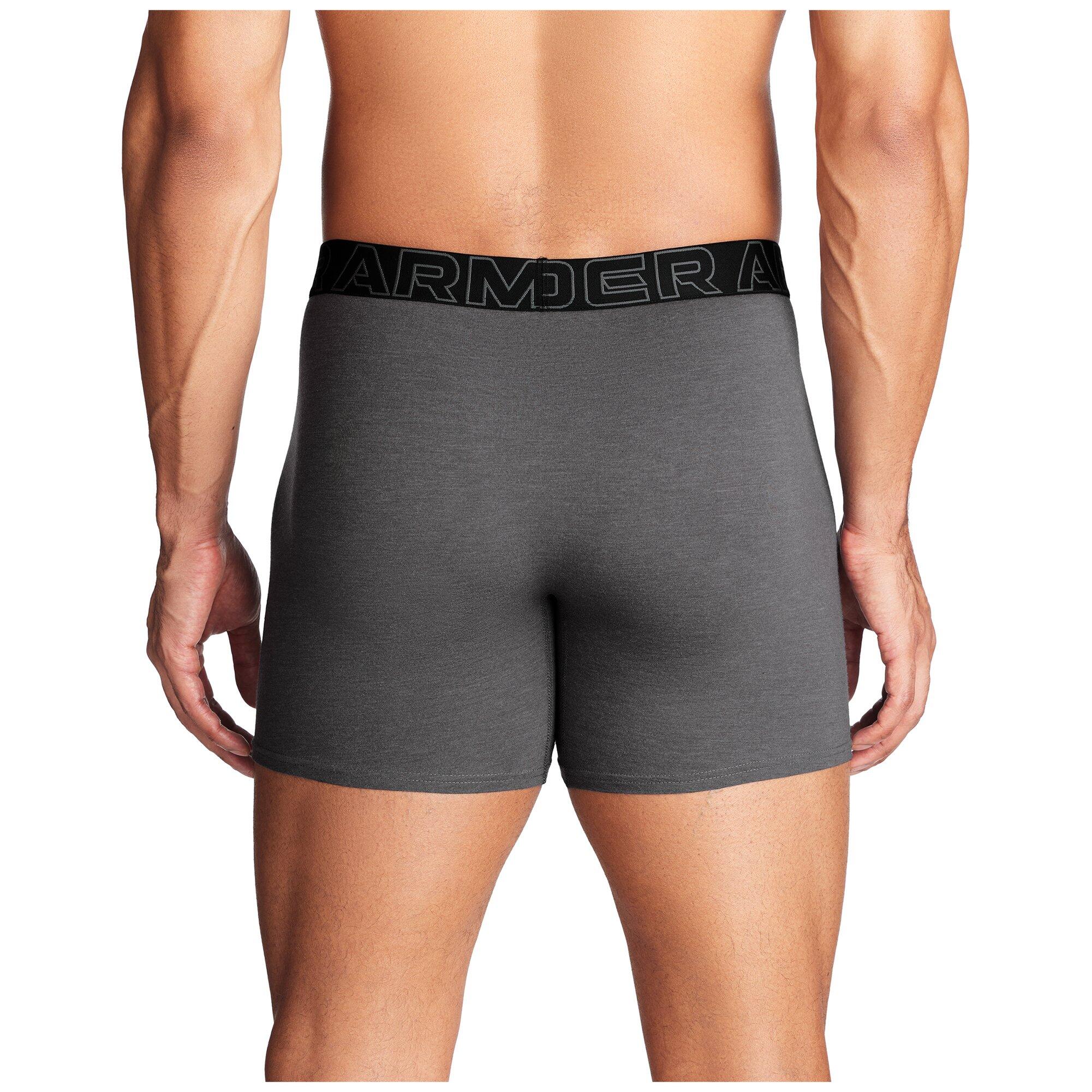 Boxershort Herren 6er Pack Figurbetont-UA PERFORMANCE COTTON - SOLID 6 IN 6PK 3/3