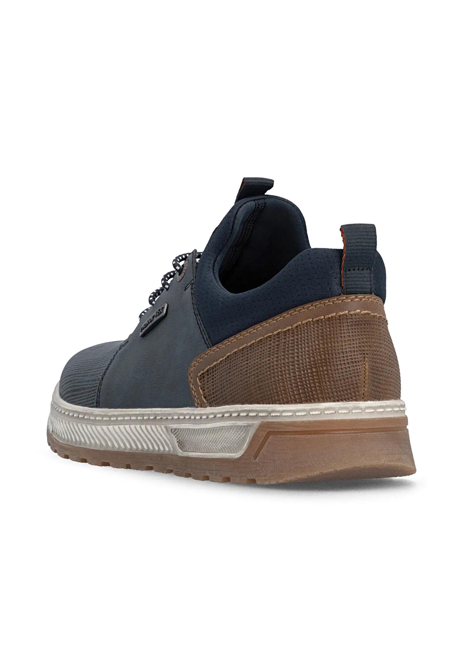 Rieker Herren Slipper Extraweite H Gummizug RiekerTEX 37050-15 Blue 2/7