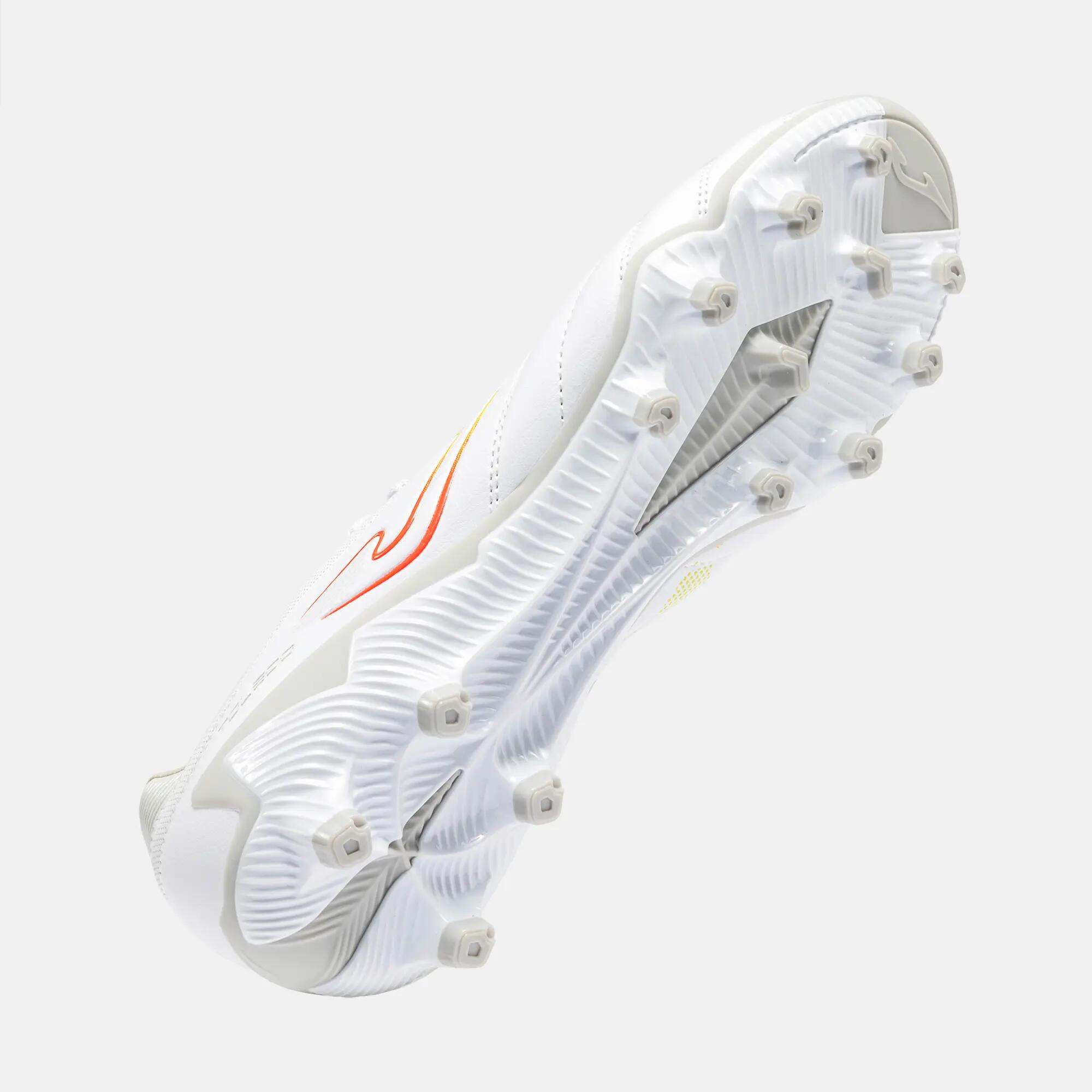 Botas Fútbol Fútbol Adulto Joma Toledo 26 FG Blanco 5/5
