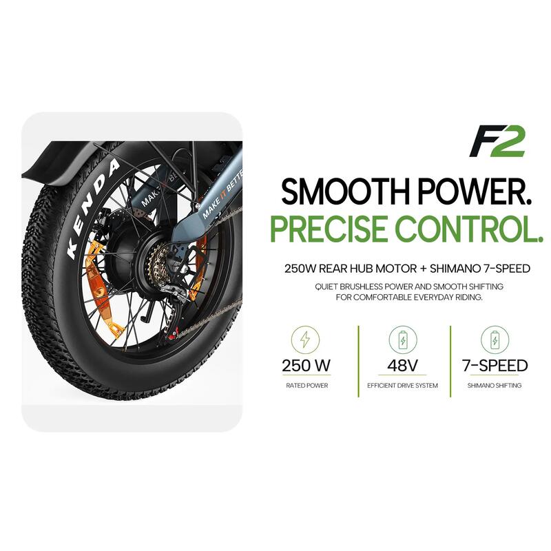 Bicicletă electrică pliabilă PIXAR F2 cu Shimano cu 7 viteze