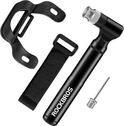 Mini-Fahrradpumpe 130 PSI Aluminium Doppelventil für MTB Rennrad