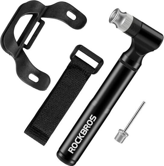 Mini-Fahrradpumpe 130 PSI Aluminium Doppelventil für MTB Rennrad