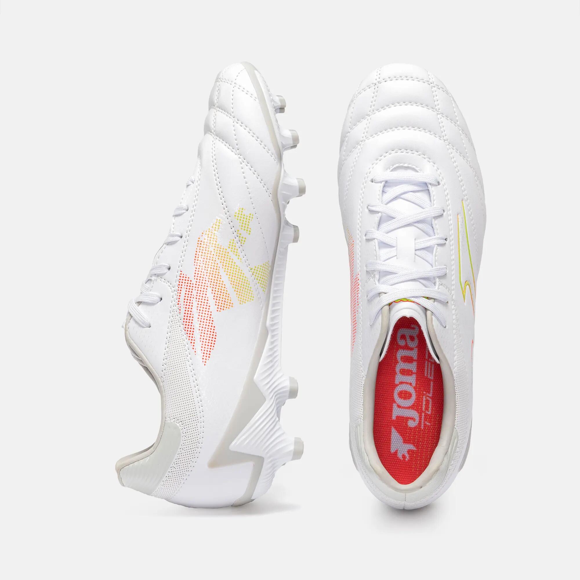 Botas Fútbol Fútbol Adulto Joma Toledo 26 FG Blanco 4/5
