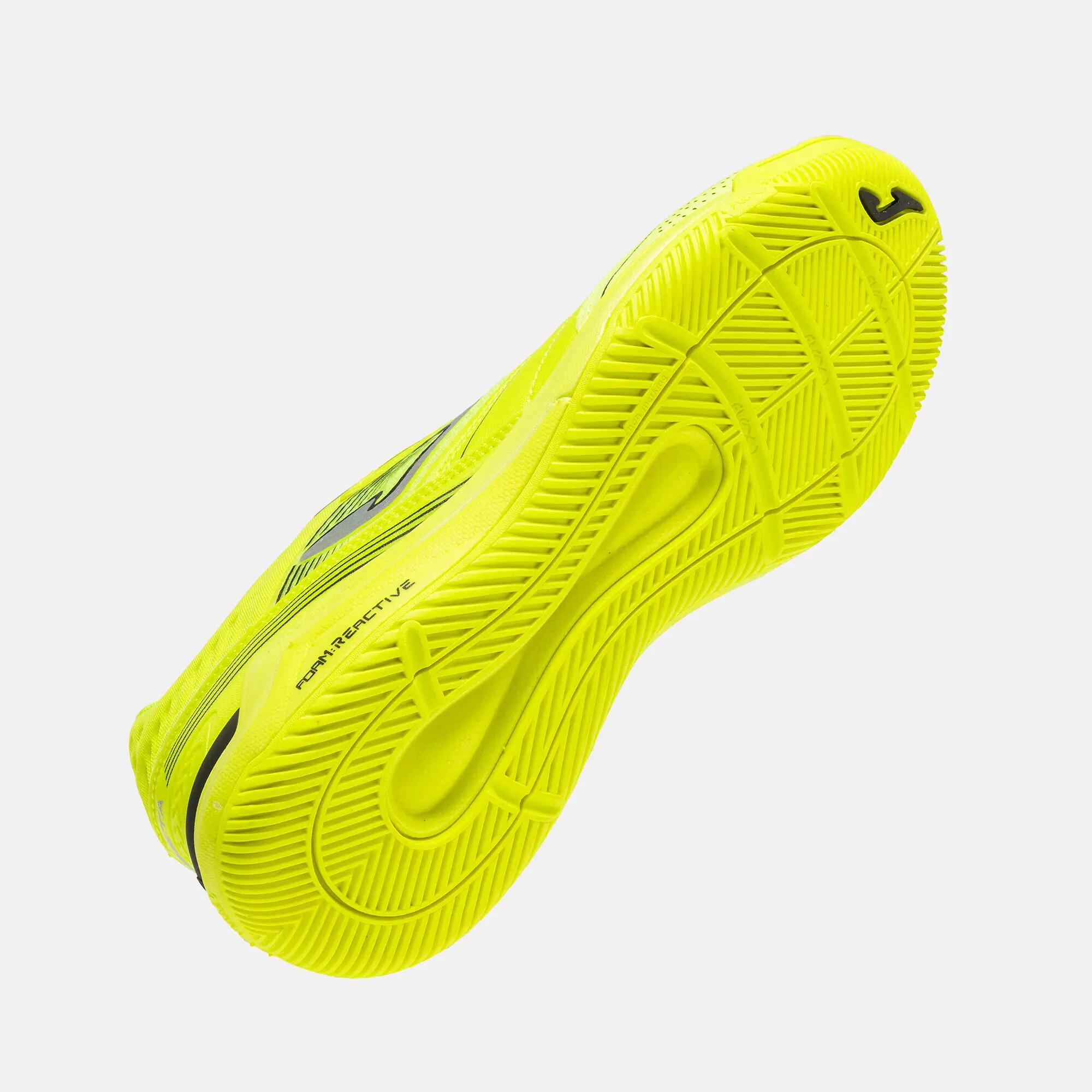 Chaussures Futsal Adulte Joma Gambeta 26 IN Jaune Fluo 5/5