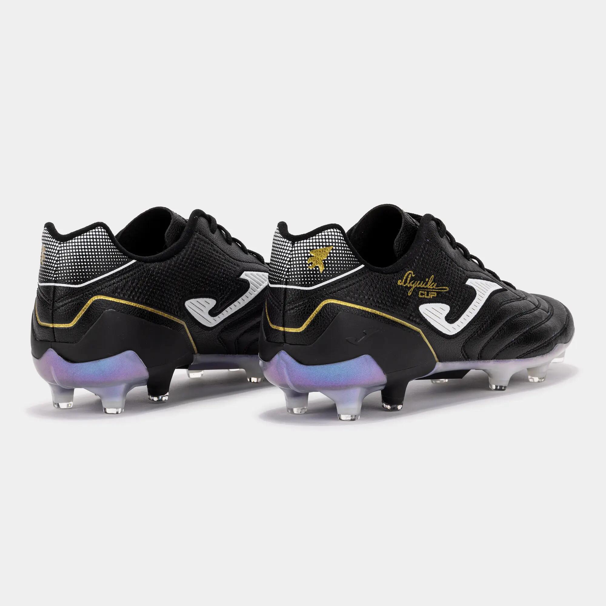 Botas Fútbol Fútbol Adulto Joma Aguila Cup 26 FG Negro 3/4