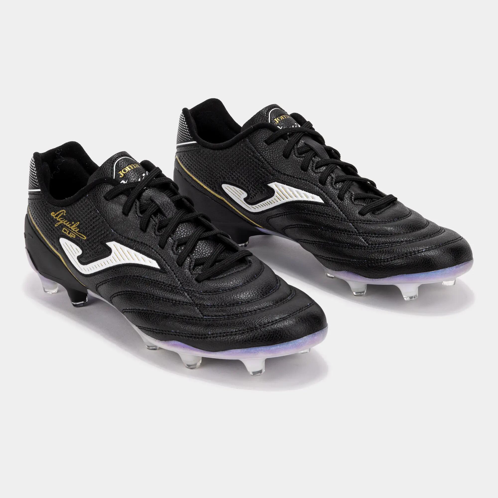 Botas Fútbol Fútbol Adulto Joma Aguila Cup 26 FG Negro 2/4