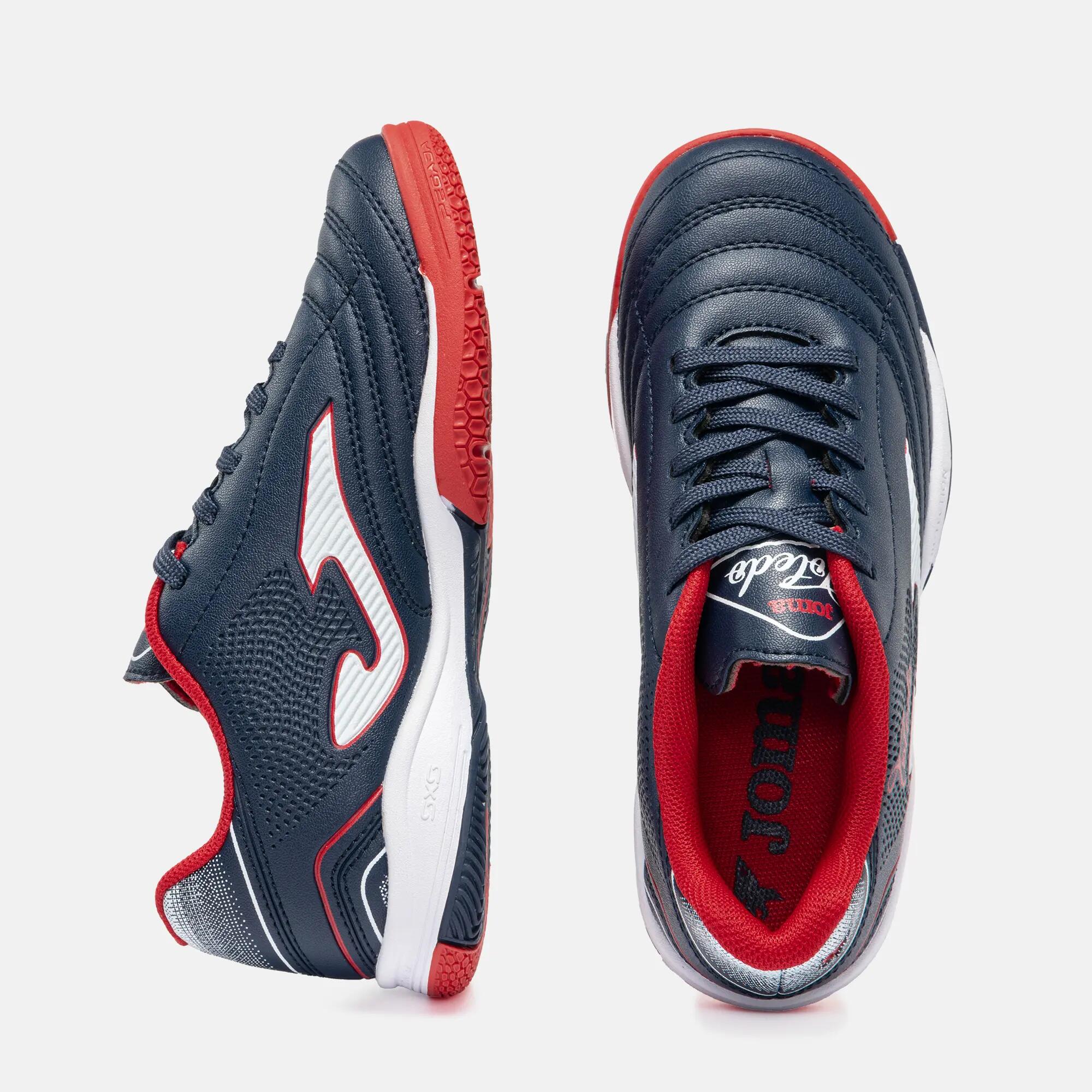 Zapatillas Fútbol Sala Niños Joma Toledo Jr 26 IN Marino 4/5