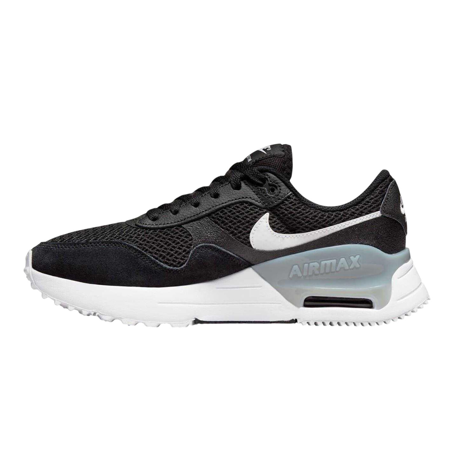 "Air Max Systm" Sneaker für , Netzmaterial Damen Schwarz/Weiß 3/4