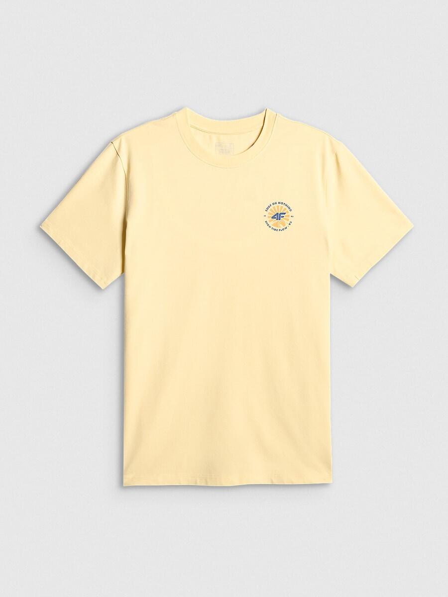 T-shirt bawełniany męski 4F 4FRSS26TTSHM4293 5/6