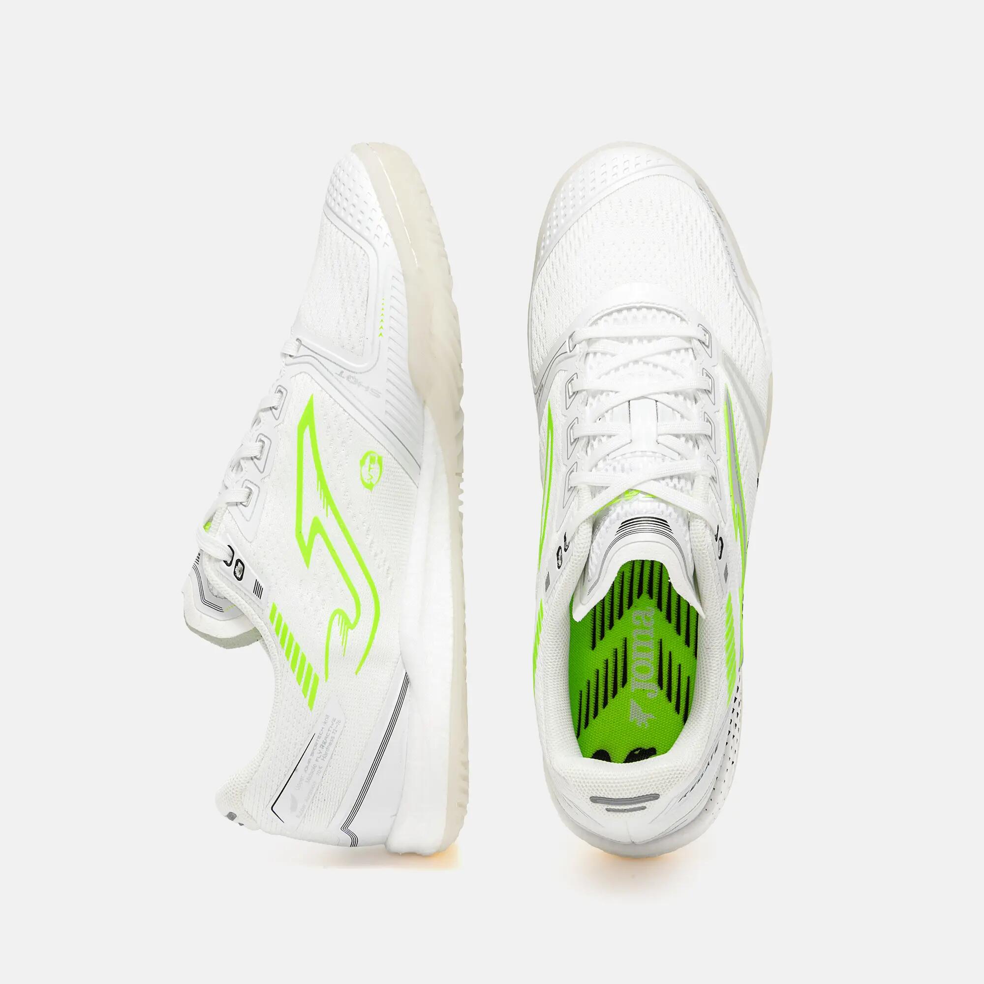Chaussures Futsal Adulte Joma Regate Ultralight 26 IN Blanc 4/5